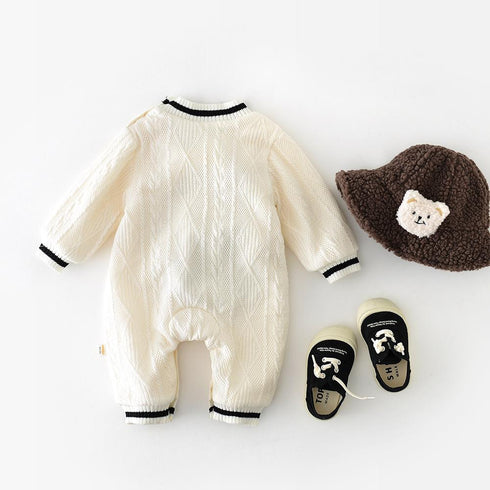 Thickened wool bear climbing suit