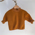 Plus velvet small turtleneck sweater loose thick velvet top