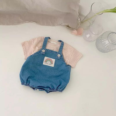 Children's Cowboy Strap Bag Fart Clothes Climbing Clothes Or Matching T-shirt