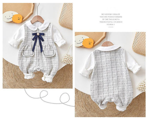 Autumn Dress Baby Girl Xiaoxiang Wind Princess Ha Clothes Spring And Autumn Dress Climbing Dress Ha Clothes