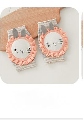 Cotton Knee Pad Cartoon Breathable Newborn Baby Crawling Knee Pad