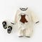 Thickened wool bear climbing suit