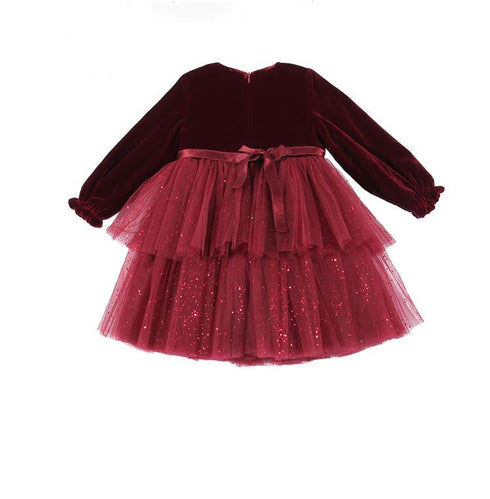 New Year's Christmas children's dress princess dress catwalk dress
