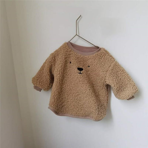 Baby's Cashmere Thickened Lamb Wool Jacket