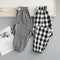 Girl's Plaid Casual Pants