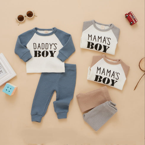 Boy's Alphabet Long Sleeve Set