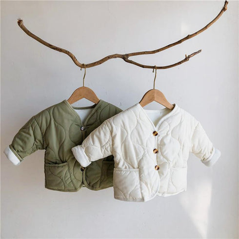 Children's cotton-padded jacket Thickened Warm Loose Outgoing Clothing