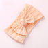 Baby Hair Band Jacquard Wide Edge Bow Children's Hair Band