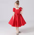Girls' Dress Princess Dress Girls' Birthday Show Dress Dress Fashion Bubble Sleeve 2022 New