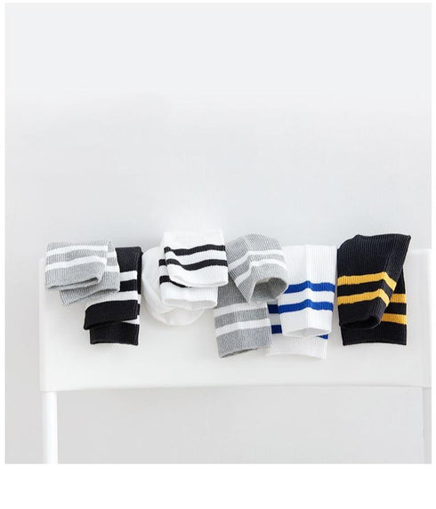 Children's Stockings Fall/Winter Striped Straight Stockings